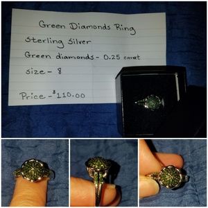 Green Diamond ring
